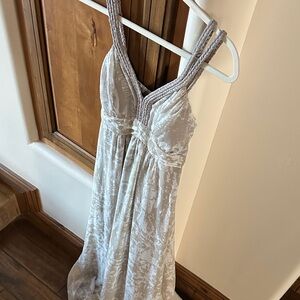 Soft Surroundings Cream Maxi Dress